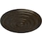 Ekena Millwork Carton Ceiling Medallion (For Canopies up to 3 3/4"), 17 3/4"OD x 1 3/8"P, Stone Hearth Crackle CM18CASHC - alternate 2
